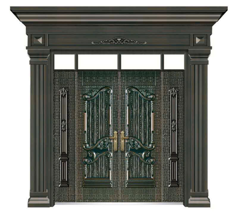 Cửa Thép Vân Gỗ 4 Cánh LUXURY TD4V - 03